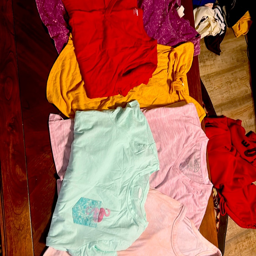 6 shirts size large